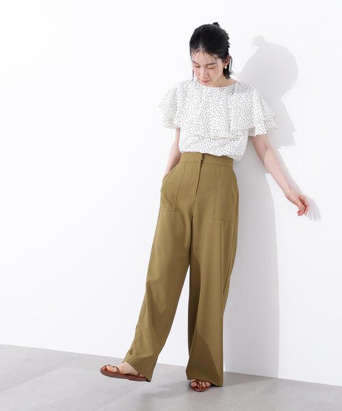 マウンテン　ワイドパンツ(サイズ0) 新品未使用 BEAUTY&YOUTH UNITED ARROWS｜エアーバックサテンシリーズ 2P
