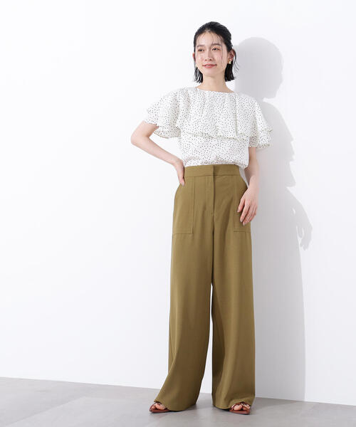 N.Natural beauty basic* ガウチョパンツ NATURAL BEAUTY BASIC（ナチュラルビューティーベーシック）の
