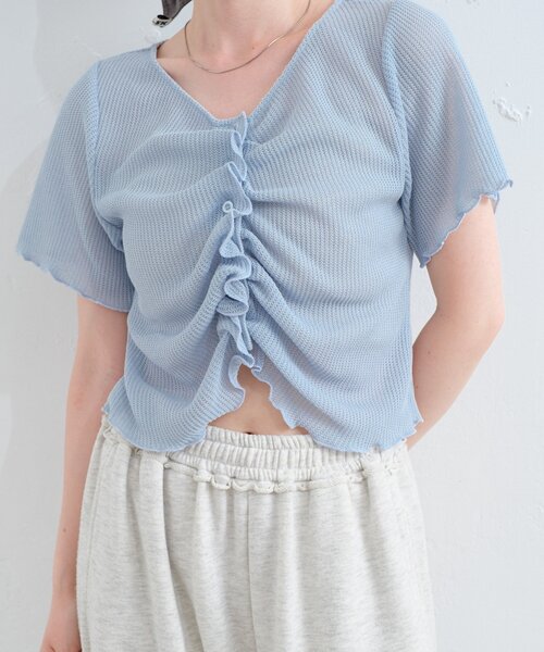 フロント シャーリング トップス（Kastane）のおすすめ人気商品
