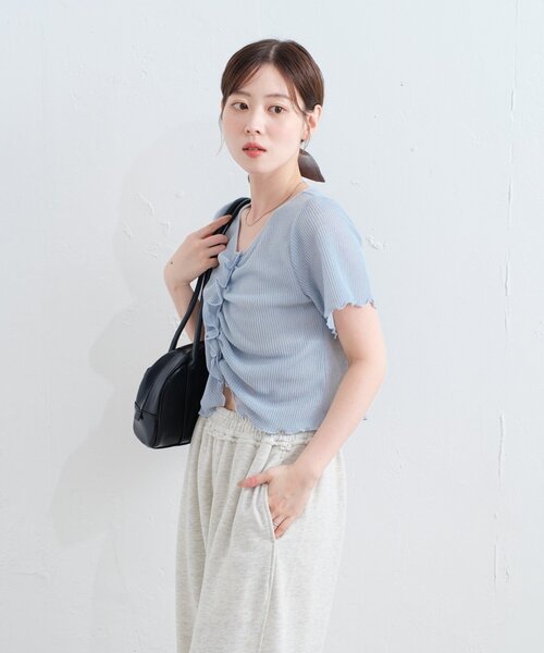 フロント シャーリング トップス（Kastane）のおすすめ人気商品