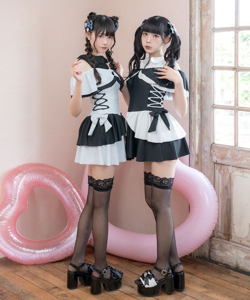 DearMyLove 水着 魔法少女サイドレースアップ水着 レディース
