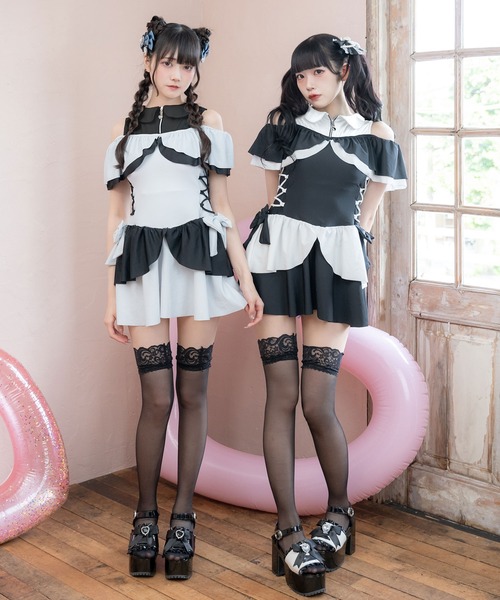 DearMyLove 水着 魔法少女サイドレースアップ水着 レディース