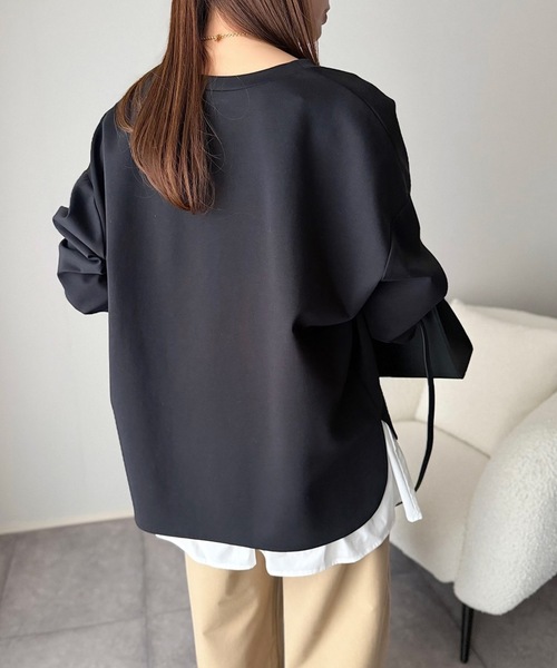 Emma Taylor（エマテイラー） tシャツ 「長さ調整可能」ドッキング
