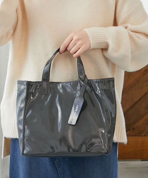 le.coeur blanc，トートバッグ バッグ エナメル風トートバッグ エナメル風トートバッグ/le.coeur blanc(ルクールブラン
