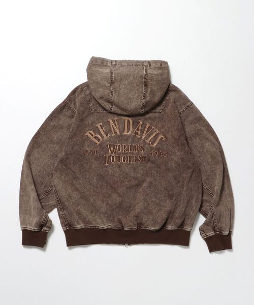 BEN DAVIS（ベンデイビス） ブルゾン アウター 「」BLEACHED TWILL ZIP