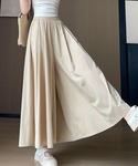 ワイドパンツ パンツ 「スカート見え」ウエスト...の詳細画像3