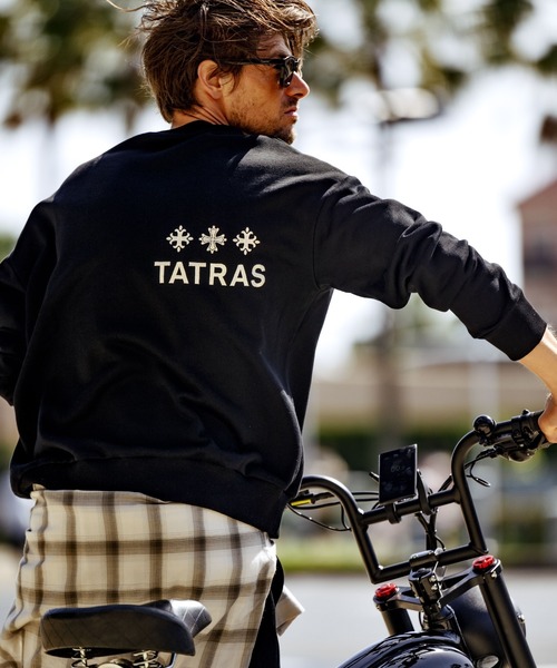 23SS TATRAS 異素材コンビハイブリッド スウェット トレーナー TATRAS(タトラス) 【B'2nd Exclusive】FITARCO タトラス別注