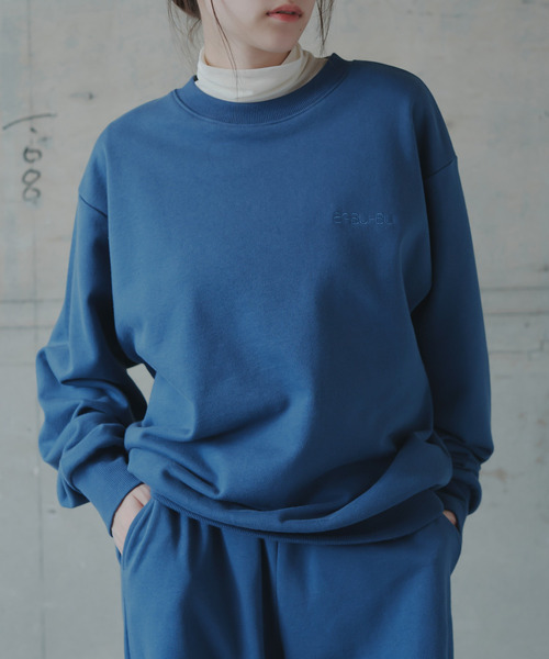 トレーナー スウェット UNISEX LOGO POINT LS SWEAT TOPS レディース