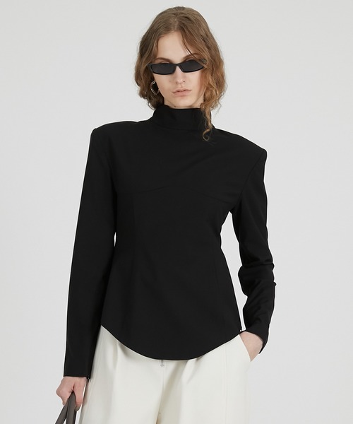 ブラウス シャツ 「2025Autumn Pre-Order」スーチングバックタイトップス / Suiting Back Tie Tops レディース