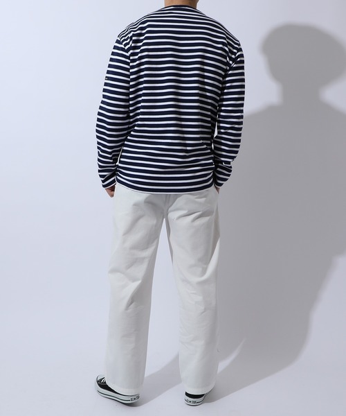 「SAINT JAMES」 長袖Tシャツ 2 ブラック メンズ