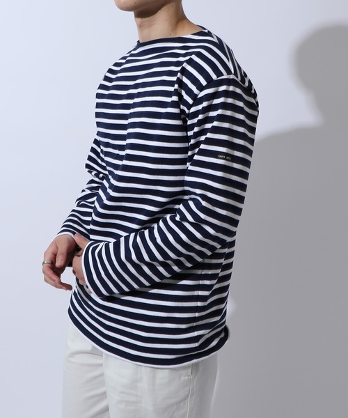 「SAINT JAMES」 長袖Tシャツ 2 ブラック メンズ