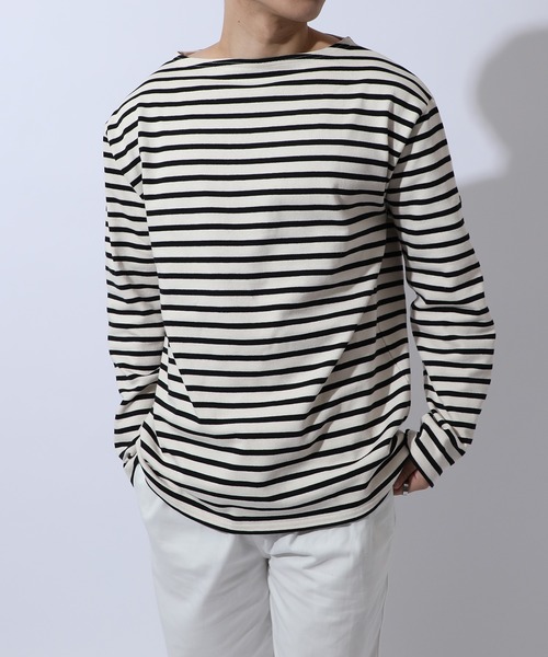 「SAINT JAMES」 長袖Tシャツ 2 ブラック メンズ