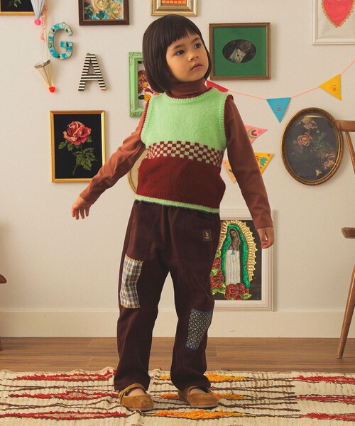 こども ビームス ベスト 「別注」LOGAN Knitting Mills / ニット