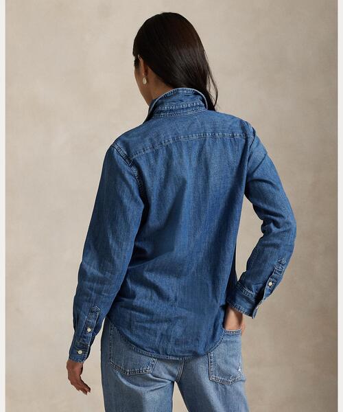 週末限定価格[新品未使用]Polo Ralph Lauren デニムシャツ ラルフローレン POLO JEANS CO Ralph Lauren デニムシャツ 刺繍