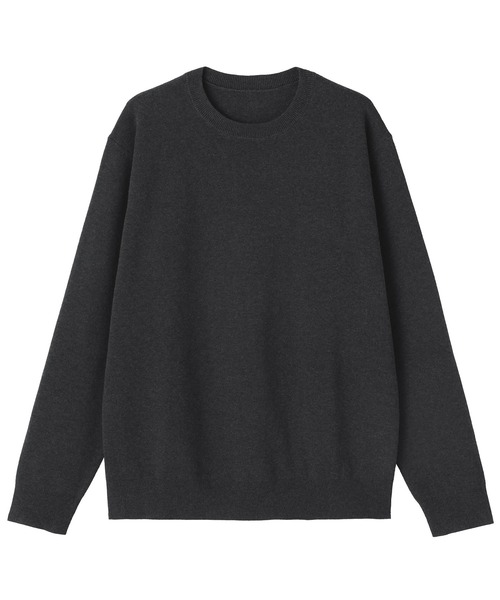 無印良品（MUJI） セーター ニット 紳士 洗えるミラノリブ編みクルー