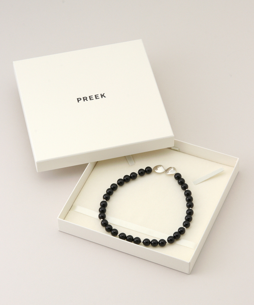FRAMeWORK ネックレス PREEK/プリーク howraw round stone nl