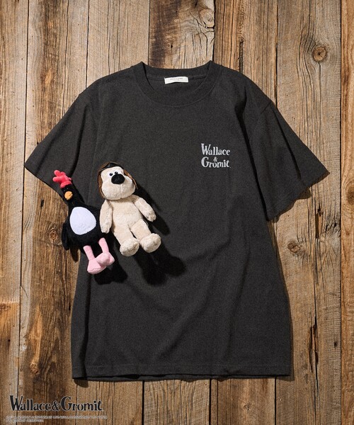 tシャツ Wallace ＆ Gromit/ウォレスとグルミット 「Wallace ＆ Gromit」 バックプリントTシャツ/ウォレスとグルミット FREAK'S STORE tシャツ Wallace ＆ Gromit/ウォレスとグルミット
