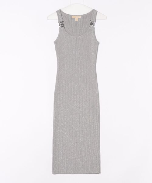 MICHAEL KORS（マイケルコース） ワンピース メタリック ミディ ドレス