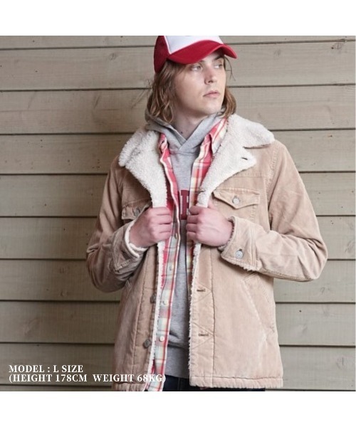 TMT コーデュロイジャケット LARGE ベージュ メンズ : ZOZOTOWN Yahoo