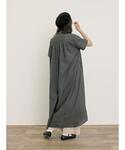 ワンピース 半袖 「S/Mサイズ」ダブルボタン...の詳細画像3