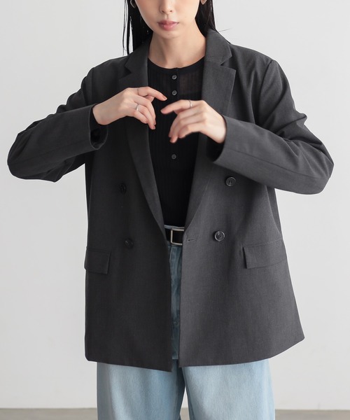 for/c（フォーシー） ジャケット テーラードジャケット きれいめはっ水