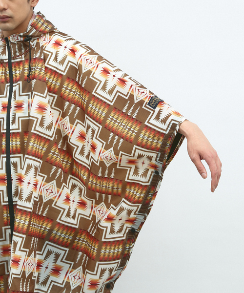 PENDLETON 「PENDLETON」 ポンチョ フリー カーキ メンズ : ZOZOTOWN