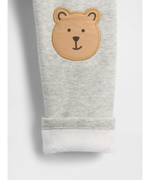 GAP（ギャップ） パンツ プルオン あったか裏地パンツ (ベビー) キッズ 新品 ベビーギャップ GAP 110cm ワッフルパンツ 長ズボン ベージュ
