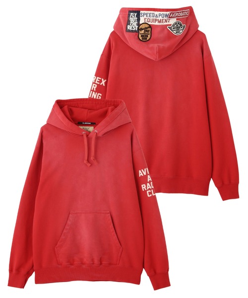 AVIREX（アヴィレックス） パーカー 「A.A.R.C」PATCHED SWEAT HOODIE