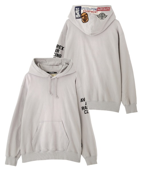 AVIREX（アヴィレックス） パーカー 「A.A.R.C」PATCHED SWEAT HOODIE