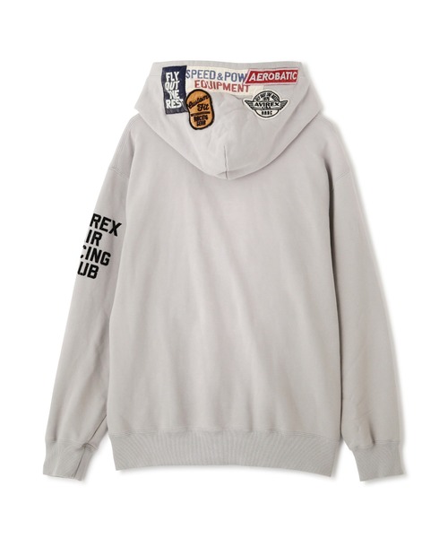 パーカー 「A.A.R.C」PATCHED SWEAT HOODIE / パッチド スウェット フーディー / AVIREX / アヴィレックスの画像