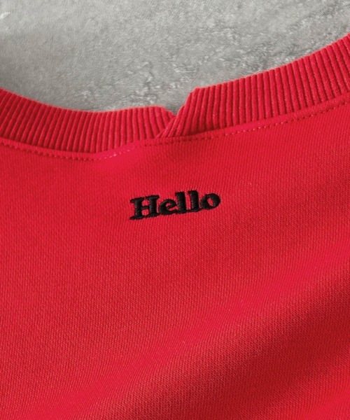 ELFRANK トレーナー スウェット 「2025AW」ワンポイント刺繍 ロゴ プル