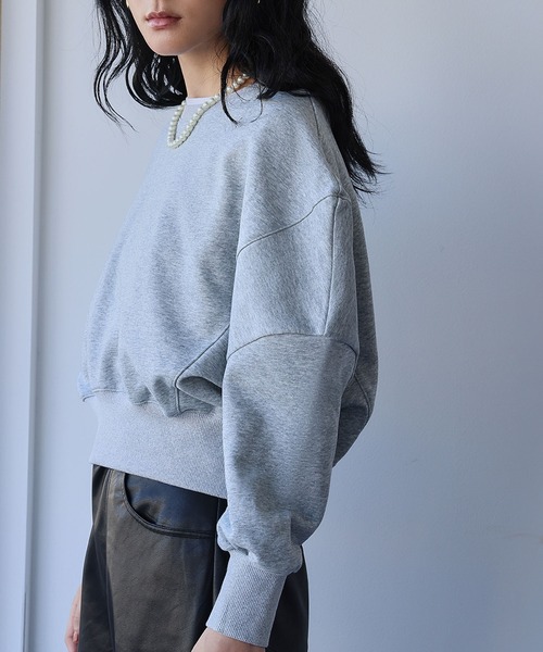 ELFRANK トレーナー スウェット ワンポイント刺繍 ロゴ スウェット