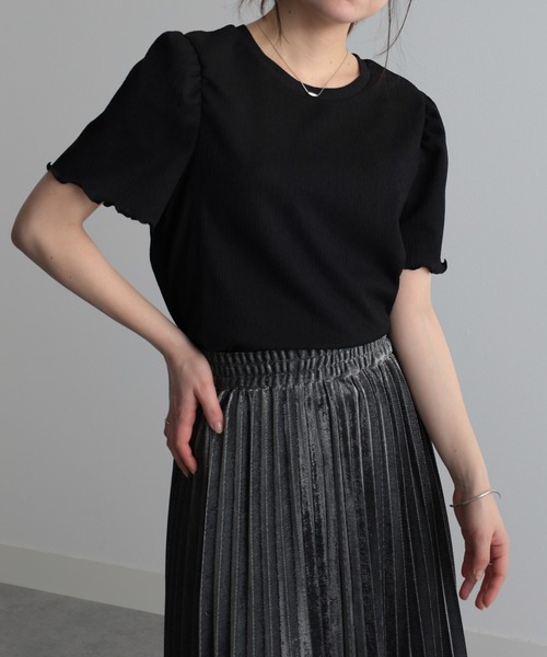 「RANAN」 半袖Tシャツ M ブラック レディース_画像6