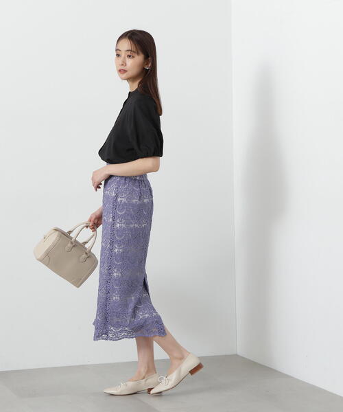 「N.（N. Natural Beauty Basic）」 半袖ブラウス MEDIUM オレンジ レディース_画像5