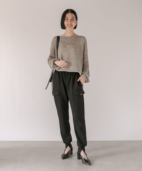 RIVE DROITE（リヴドロワ） イージーパンツ FREE ブラック レディース