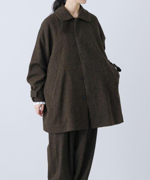 かぐれ コート アウター Wool short coat レディース : ZOZOTOWN Yahoo