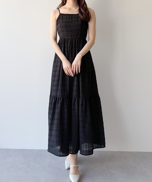 「mipiarl」 キャミソールワンピース MEDIUM ピンク系その他 レディース_画像9
