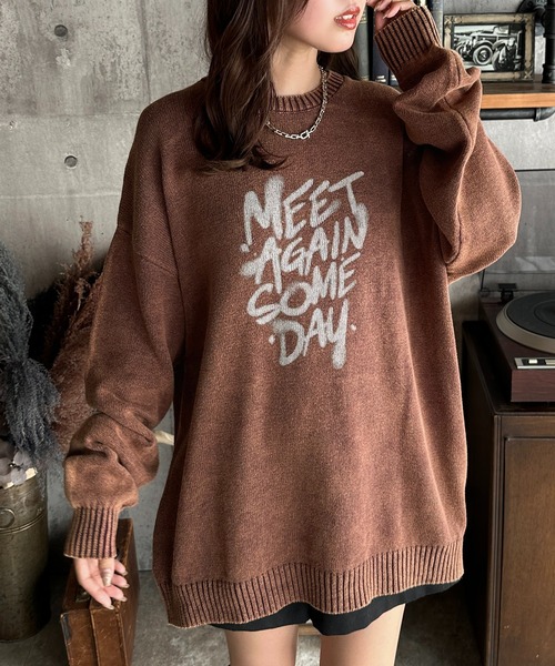 「apres jour mignon」 長袖ニット フリー ブラック レディース_画像3