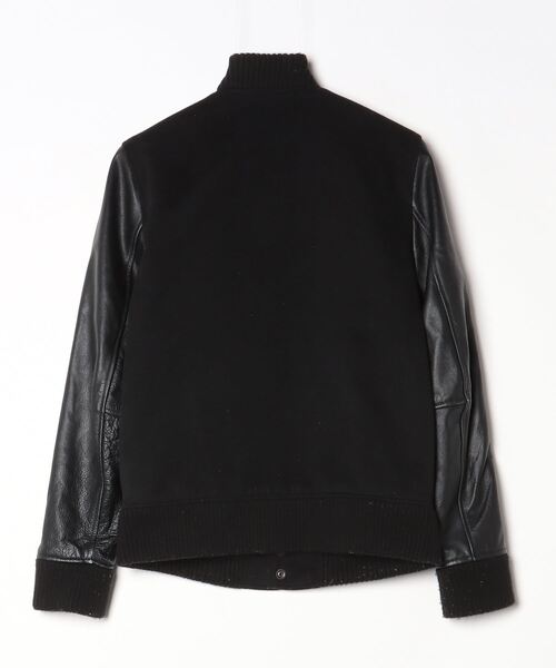 「NO ID.」 スタジャン 1 ブラック メンズ_画像2