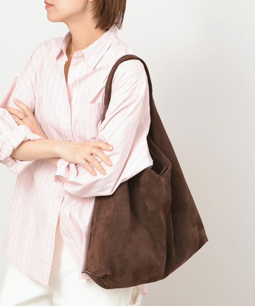 オウレンティ　キンチャクスエードバッグ AULENTTI/オウレンティ】キンチャクBAG SWEDE JOURNAL STANDARD｜《WEB