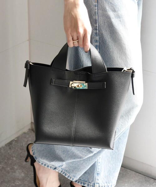 「SHIPS any」 2WAYバッグ ONE SIZE ブラック レディース_画像3