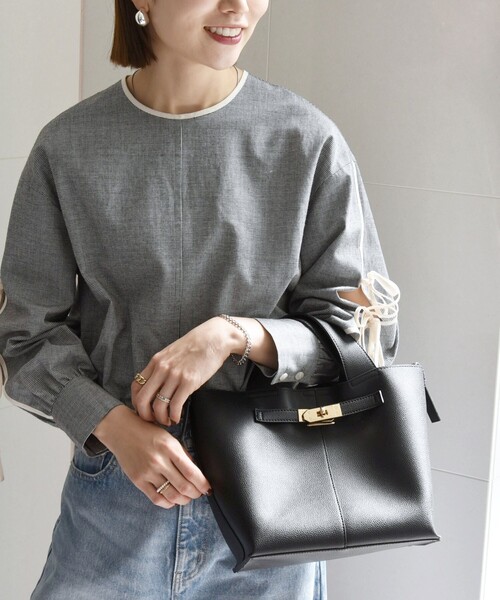 「SHIPS any」 2WAYバッグ ONE SIZE ブラック レディース_画像4