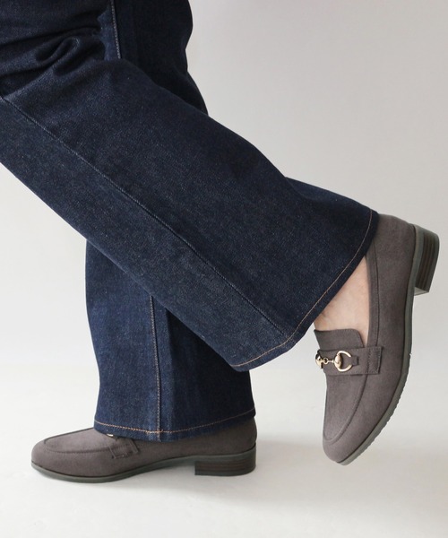 Fin（フィン） ローファー 撥水＆防汚機能付きスエードビット