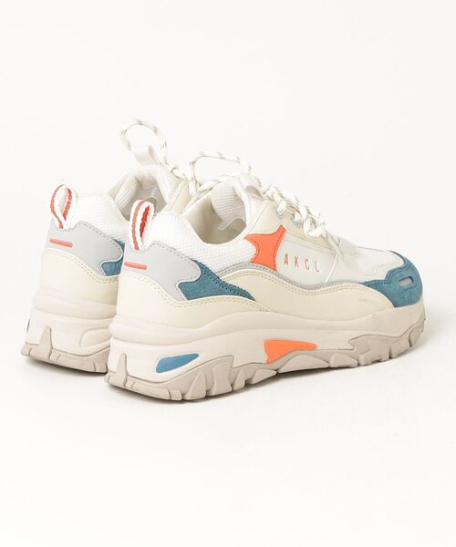 「ASBee」 ローカットスニーカー 24.0cm ホワイト系その他 レディース_画像2