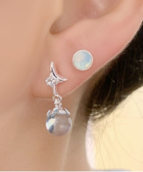 MASHIRO ピアス スター＆プラネットモチーフミックスピアス6点セット