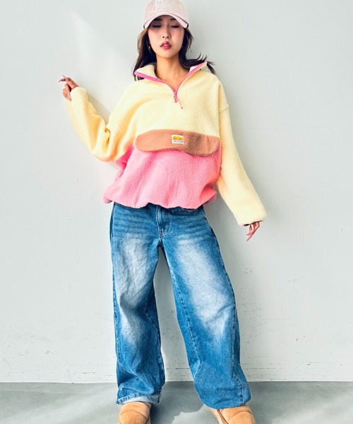 トップス 00s PPFM double zip long sleeve y2k 00s PPFM double zip