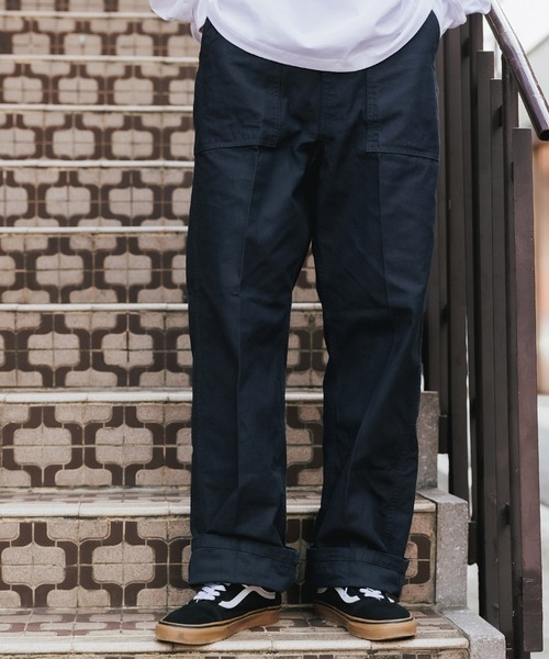「HARVESTY」 カーゴパンツ 2 ネイビー メンズ_画像5