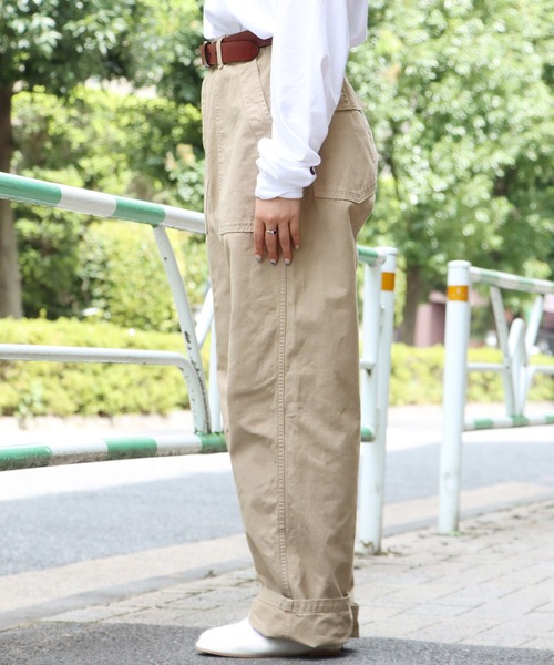 「HARVESTY」 カーゴパンツ 2 ネイビー メンズ_画像6