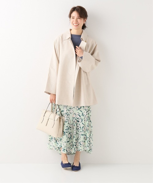 IENA（イエナ） チェスターコート 38 ネイビー レディース : ZOZOTOWN