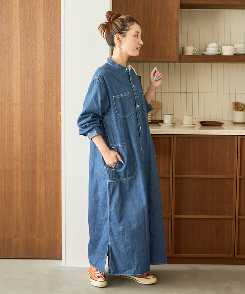 FREAK'S STORE（フリークスストア） 「lee」長袖ワンピース SMALL